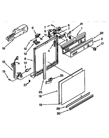 Frame and console