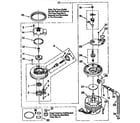 Whirlpool DU8900XB1 pump and motor diagram
