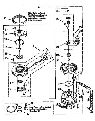 Pump and motor