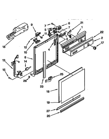 Frame and console
