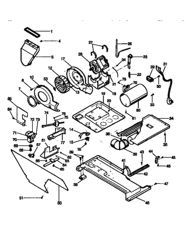 Blower and base