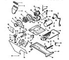 Kenmore 41799375810 blower and base diagram