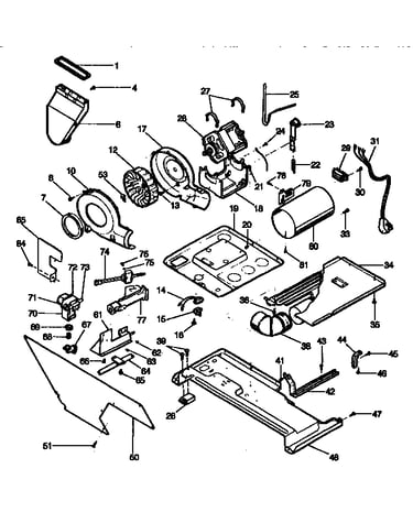 Blower and base