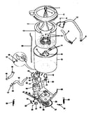 Tub, basket, and agitator