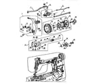 Kenmore 38517724490 zigzag guide assembly diagram
