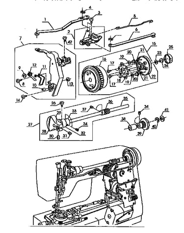 Zigzag guide assembly