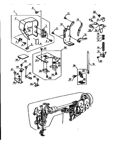 Presser bar and needle plate assembly