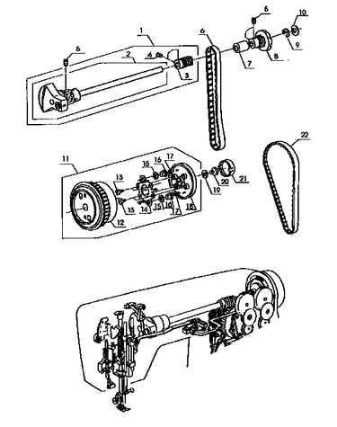 Upper shaft assembly