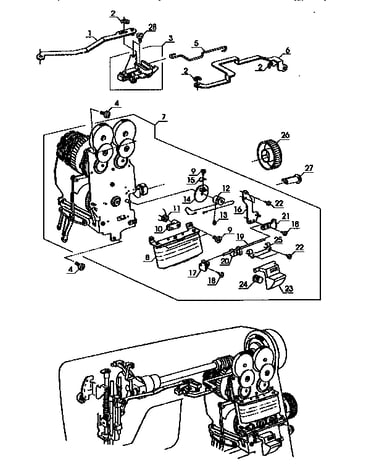 Zigzag guide assembly