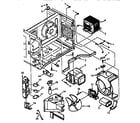 Kenmore 5658968690 switches and microwave parts diagram