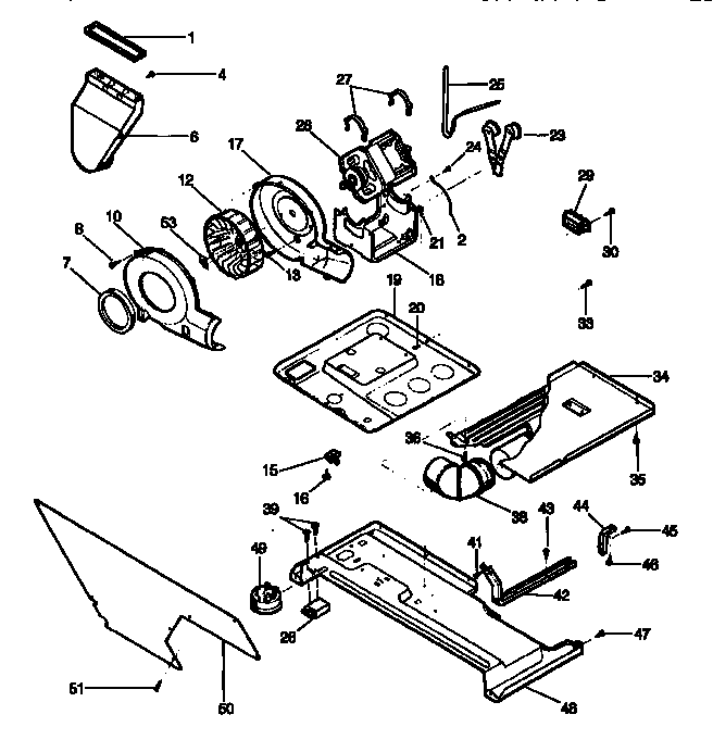 Blower and base