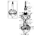 Kenmore 41799390820 gearcase/transmission diagram