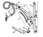 Kenmore 1162451190 hose and attachment diagram