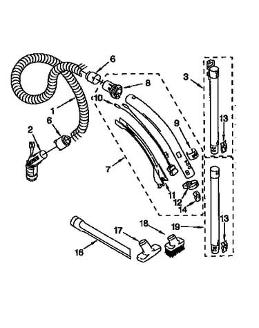 Hose and attachment