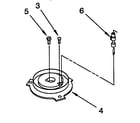 Whirlpool SF317PEAW0 sealed burner diagram