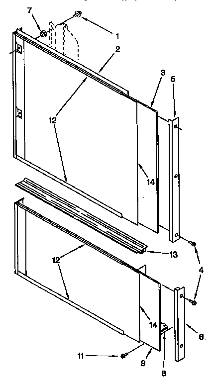 Door and panel