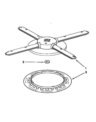 Lower washarm and strainer