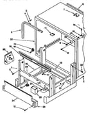 Frame and tank