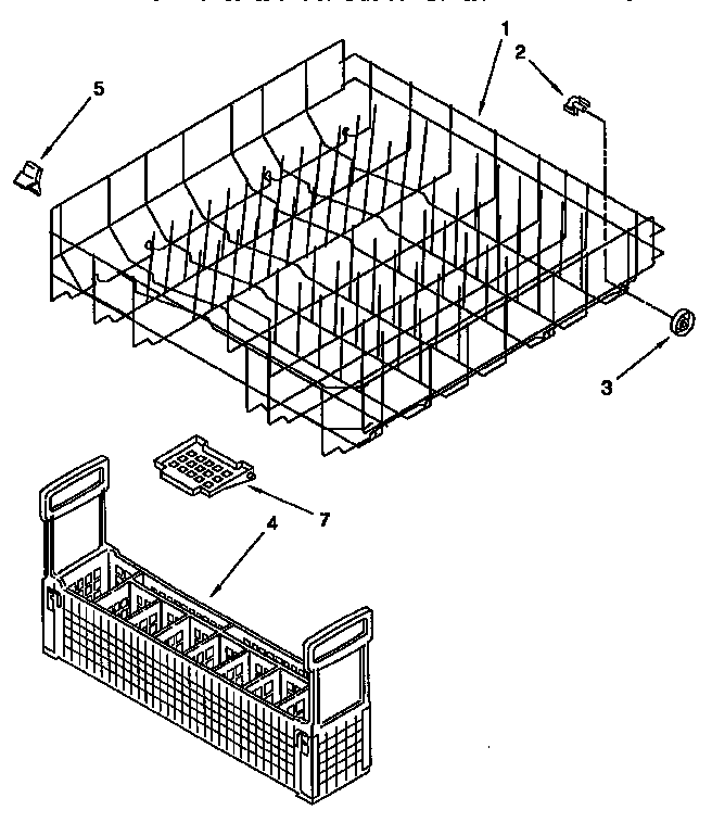 Lower rack