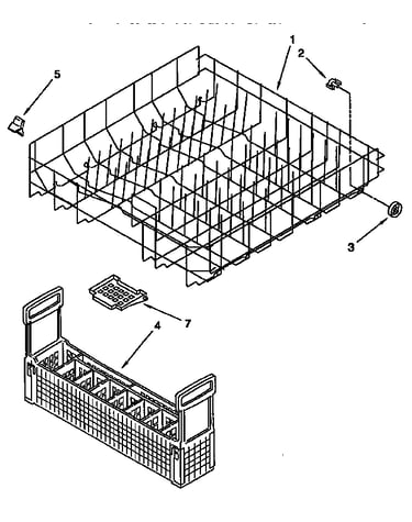 Lower rack