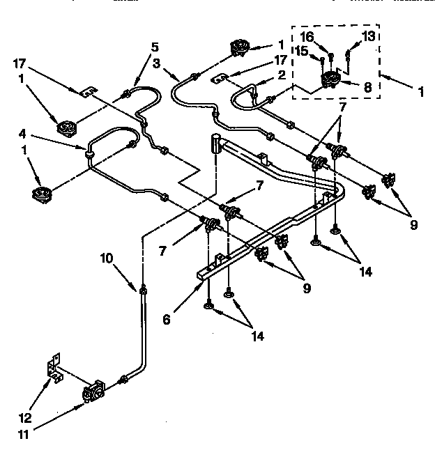 Cooktop burner