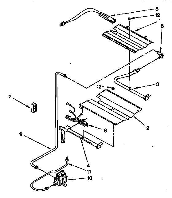 Broiler and oven burner