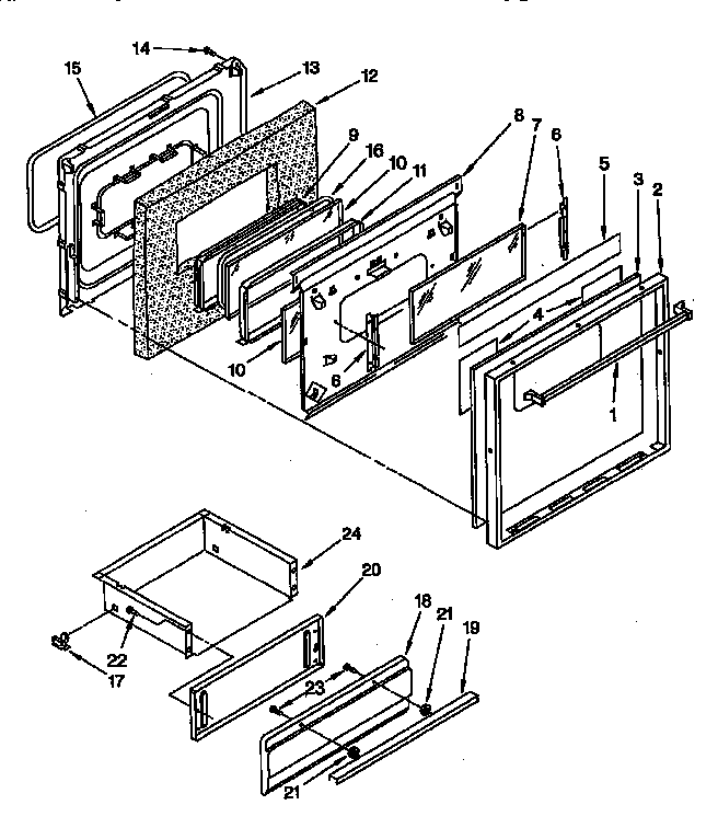 Door and drawer