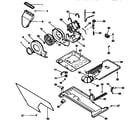 Kenmore 41799370120 base and blower diagram