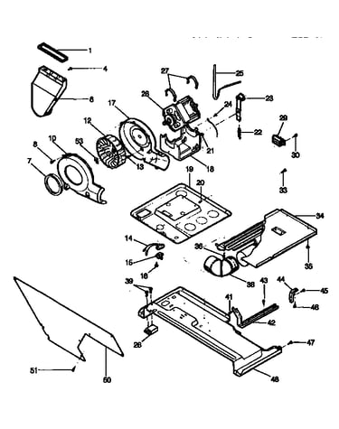 Base and blower
