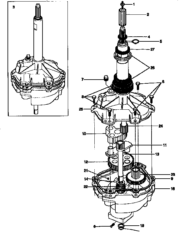 GEARCASE/TRANSMISSION