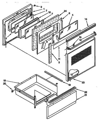 Door and drawer