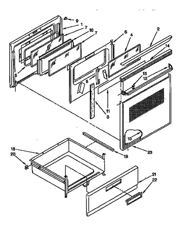 Door and drawer