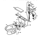Universal Rundle 4043/55781 WHITE replacement parts diagram