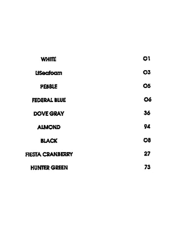 Color chart