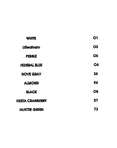 Color chart