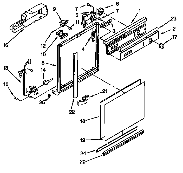 Frame and console