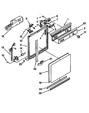 Frame and console