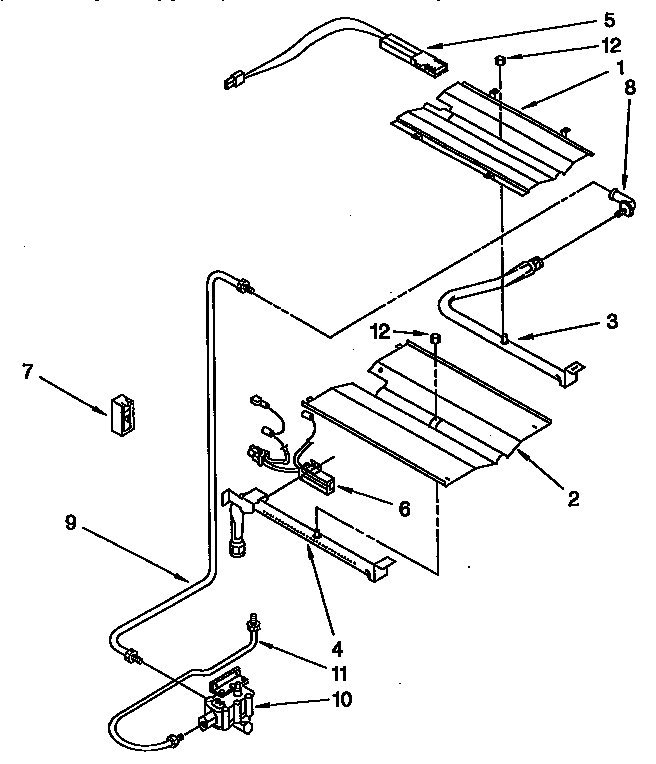 Broiler and oven burner