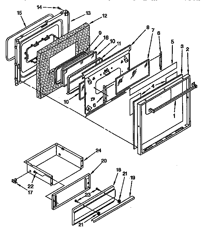 Door and drawer