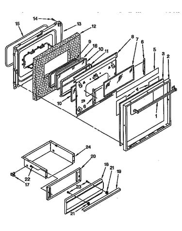 Door and drawer