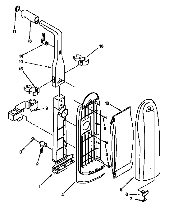 BAG HOUSING AND HANDLE