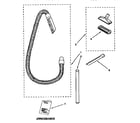 Kenmore 1163571090 hose and attachment diagram