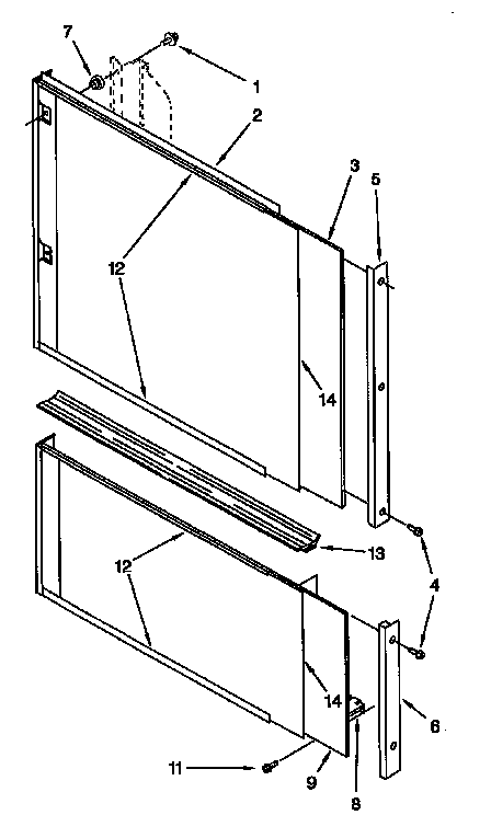 Door and panel