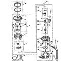 KitchenAid KUDX23HB0 pump and motor diagram