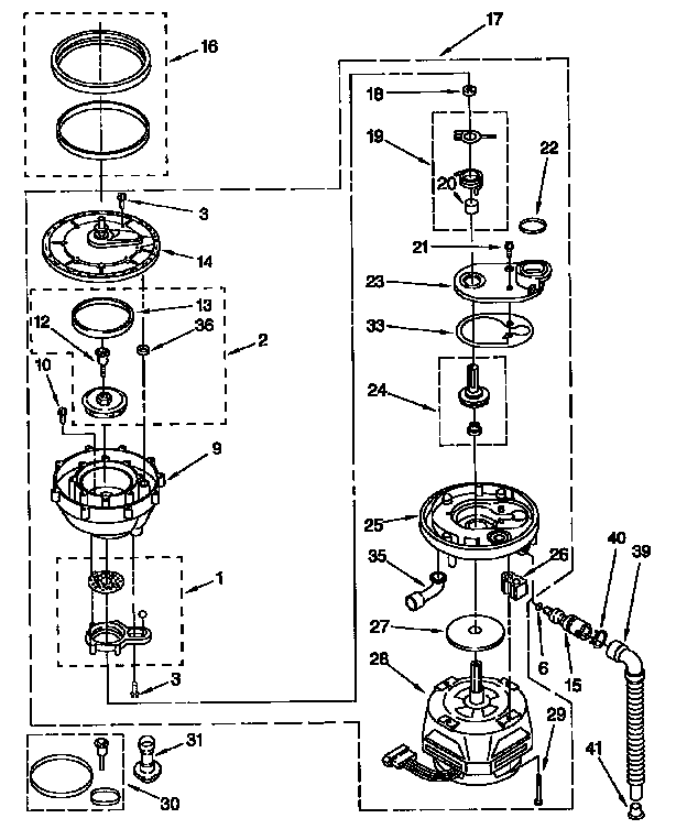 Pump and motor