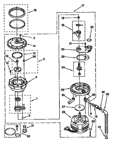 Pump and motor