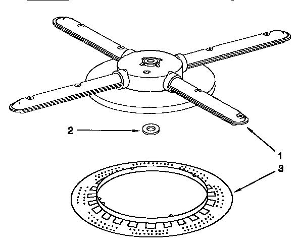 Lower washarm and strainer