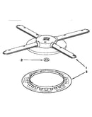 Lower washarm and strainer