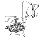 KitchenAid KUDX23HB0 upper washer and rinse parts diagram