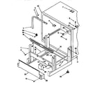 KitchenAid KUDX23HB0 frame and tank parts diagram